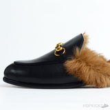 Gucci Princetown furr Loafers - Photo 8