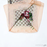 Gucci Women's Interlocking GG Floral Scarf - Photo 3