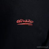 Off-White Black And Red Marker Arrow Hoodie - Photo 4