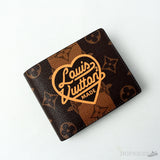 LV x Nigo Monogram Stripes Brown Multiple Wallet - Photo 1