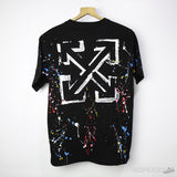 Off-White Printed Black T-Shirt - Photo 1