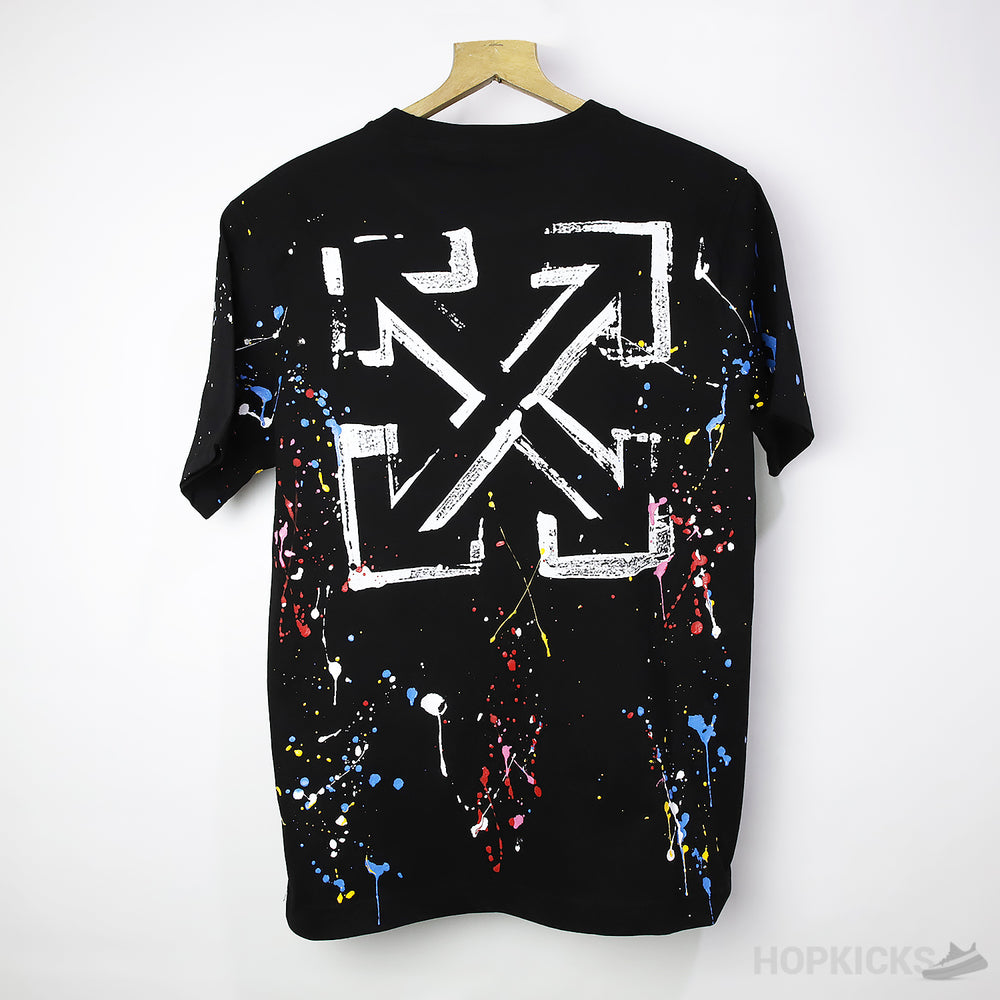 Off-White Printed Black T-Shirt