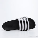 Adilette Core White Black Stripes Slides - Photo 5