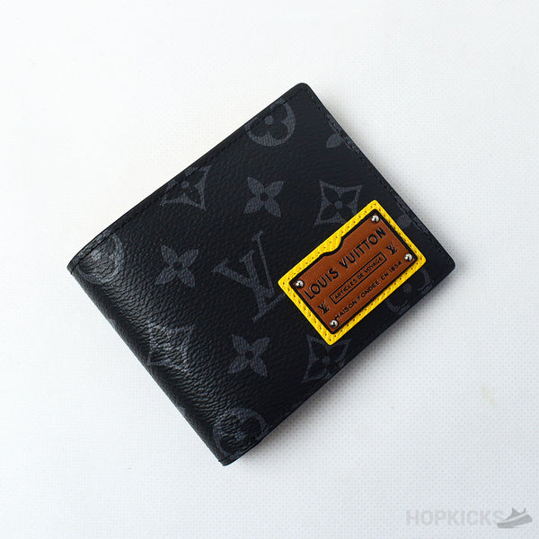 LV Monogram Eclipse Gaston Label Multiple Wallet