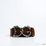 DG Logo Leather Belt - Photo 1