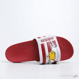 Adilette Core Red White Slides - Photo 5