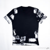 Balenciaga Logo Brushstrokes Black T-Shirt - Photo 2