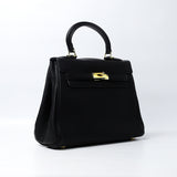 Hermès Kelly Sellier 20 Black Epsom Gold Hardware (Dot Perfect) - Photo 3