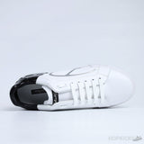 D&G White Black Portofino Sneakers - Photo 6