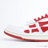 AMIRI Skel Panelled low Top White Red - Photo 7