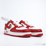 LV x Air Force 1 Low By Virgil Abloh White Red (Dot Perfect) - Photo 7