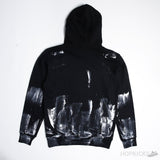 Balenciaga Logo Brushstrokes Black Hoodie - Photo 2
