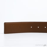 L*V Gold Initials Monogram Buckle Black Belt - Photo 3