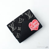 LV x Nigo Monogram Black Multiple Wallet - Photo 1