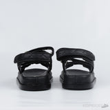 Chanel Grained Calfskin Velcro Dad Sandals Black (Premium Plus Batch) - Photo 8