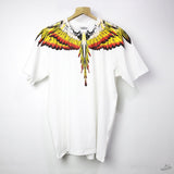 Marcelo Burlon Wing T-Shirt White Orange - Photo 1