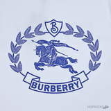 Burberry Plain Name Printed White T-Shirt (Imported Premium Finish) - Photo 4