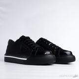 Prada Macro Re-Nylon And Brushed Leather Black Sneaker - Photo 7