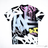 D&G Graffiti Print Cotton Black T-Shirt - Photo 2