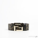 Fendi Gold Black Belt - Photo 1