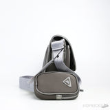 Prada Re-Nylon and Saffiano Shoulder Dark Brown Bag - Photo 6