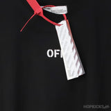 Off-White Red Fire Arrow Black T-Shirt - Photo 3