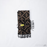 FF Brown Cashmere Scarf - Photo 2
