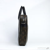 L*V Briefcase Porte Documents Voyage Monogram Black Brown - Photo 6