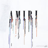 AMIRI Paint Drip White T-Shirt - Photo 5