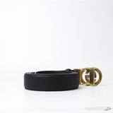 Gucci GG Interlock Black Belt - Photo 3