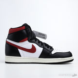 Air Jordan 1 Retro High Black Gym Red (Dot Perfect) - Photo 3