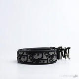 Di*r Signature Silver Buckle Belt - Photo 2