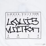 Louis Vuitton Signature Print White T-Shirt - Photo 4