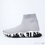 Bale*ciaga Speed Graffiti Gray White Black - Photo 1