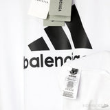 Adidas X Balenciaga White T-Shirt - Photo 4