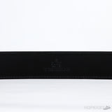 GG Signature Striped Black Gold Buckle Belt - Photo 5