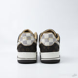 Virgil Abloh's LV x Nike Air Force 1 Brown Damier Pattern (Premium Plus Batch) - Photo 8