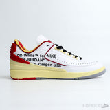 Off-White x Air Jordan 2 Retro Low SP White Red - Photo 5