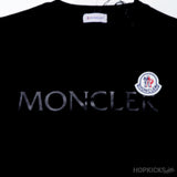 Moncler Black Logo Patch Sweatshirt (Dot Perfect) - Photo 4