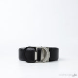 Dior 'CD' Black Belt - Photo 1