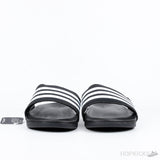Adidas Adilette Comfort Slides Core Black Cloud White - Photo 6