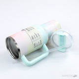 Quencher Tumbler Clean Slate Warm Serene Brushstrokes Watercolors 40 OZ - Photo 4