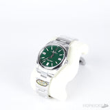 Luxury Watch Oyster Perpetual 41 Green 124300 Clean Factory Swiss Original Movement - Photo 2