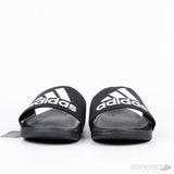 Adidas Adilette Comfort Slides Black White - Photo 6