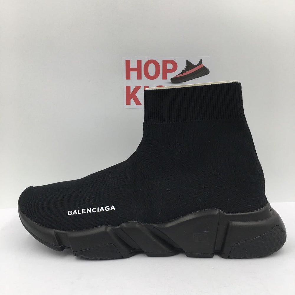Balenciaga Stretch Mesh All Black Speed Runner ( Batch 1 / High Quality )