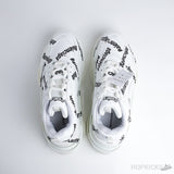 Bale*ciaga Allover Logo Triple S White Sneakers (Dot Perfect) - Photo 11