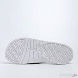 Air Jordan Hydro 5 Retro White Fire Red Slides - Photo 9