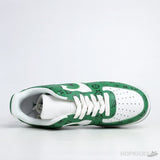 LV x Air Force 1 Low By Virgil Abloh White Green - Photo 9