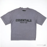 ESSENTIALS Jersey Crewneck Gray Tee - Photo 8