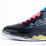 Off-White x Air Jordan 2 Retro Low SP Black Blue - Photo 7
